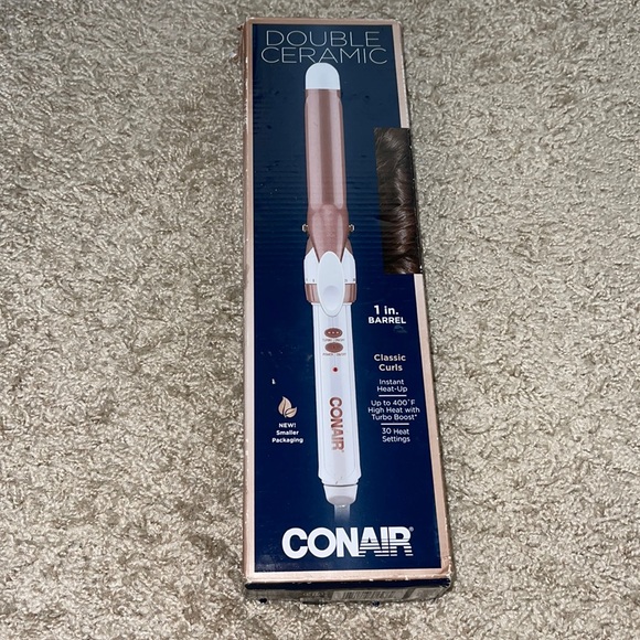 CONAIR Accessories - 🔵 5/$25🔵 NEW Conair Double Ceramic 1 inch Curling Iron